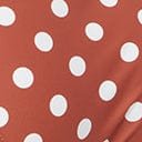 Vintage 1970s Rust & White Polka Dot High Waisted Swim Bottoms - Retro Beachwear for Women, Perfect for Pool Parties & Summer Vacations