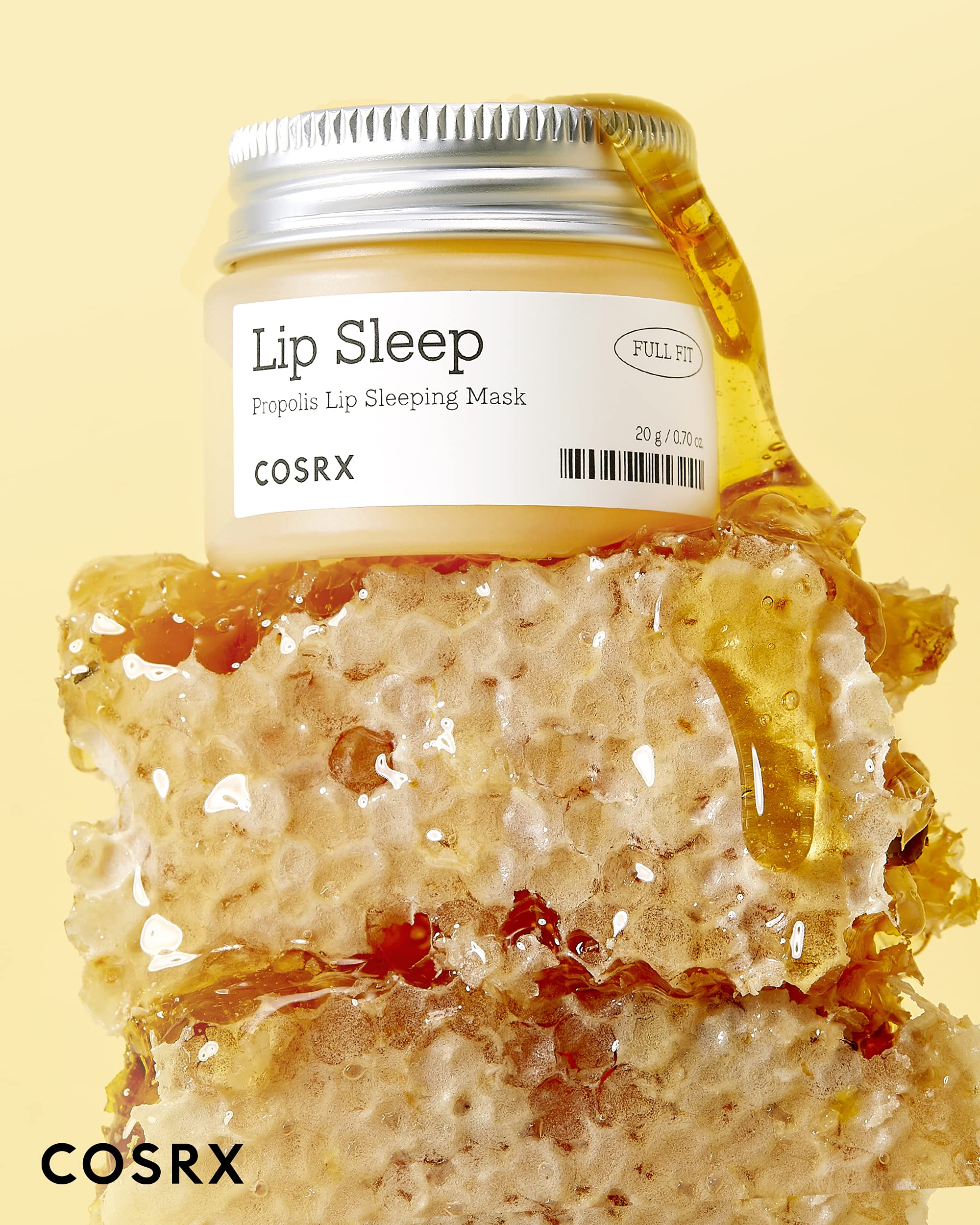 COSRX Propolis Lip Balm for Dry Chapped Lips - Overnight Hydrating Lip Treatment Mask with Shea Butter & Honey Complex | Korean Skincare for Soft, Plump Lips (20g) | Perfect for Nighttime Lip Care, Winter Lip Protection, and Daily Moisturizing