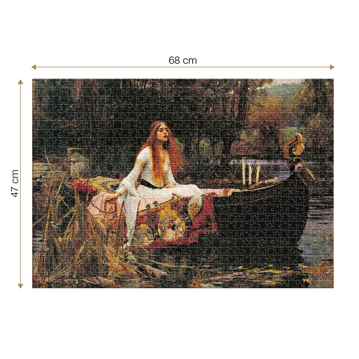 1000-Piece Water House Puzzle for Adults & Kids - Premium Quality Jigsaw Puzzle for Family Game Night & Relaxation - Challenging & Fun Brain Teaser for Home Decor & Gift Ideas