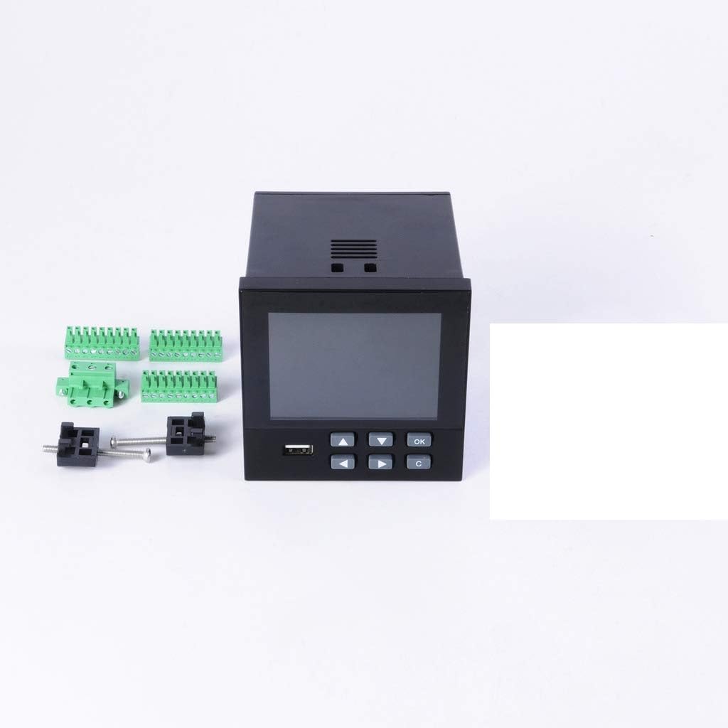 Rhegene 4-Channel Digital Paperless Recorder - Temperature Data Logger DV24 for Industrial Monitoring & Laboratory Use