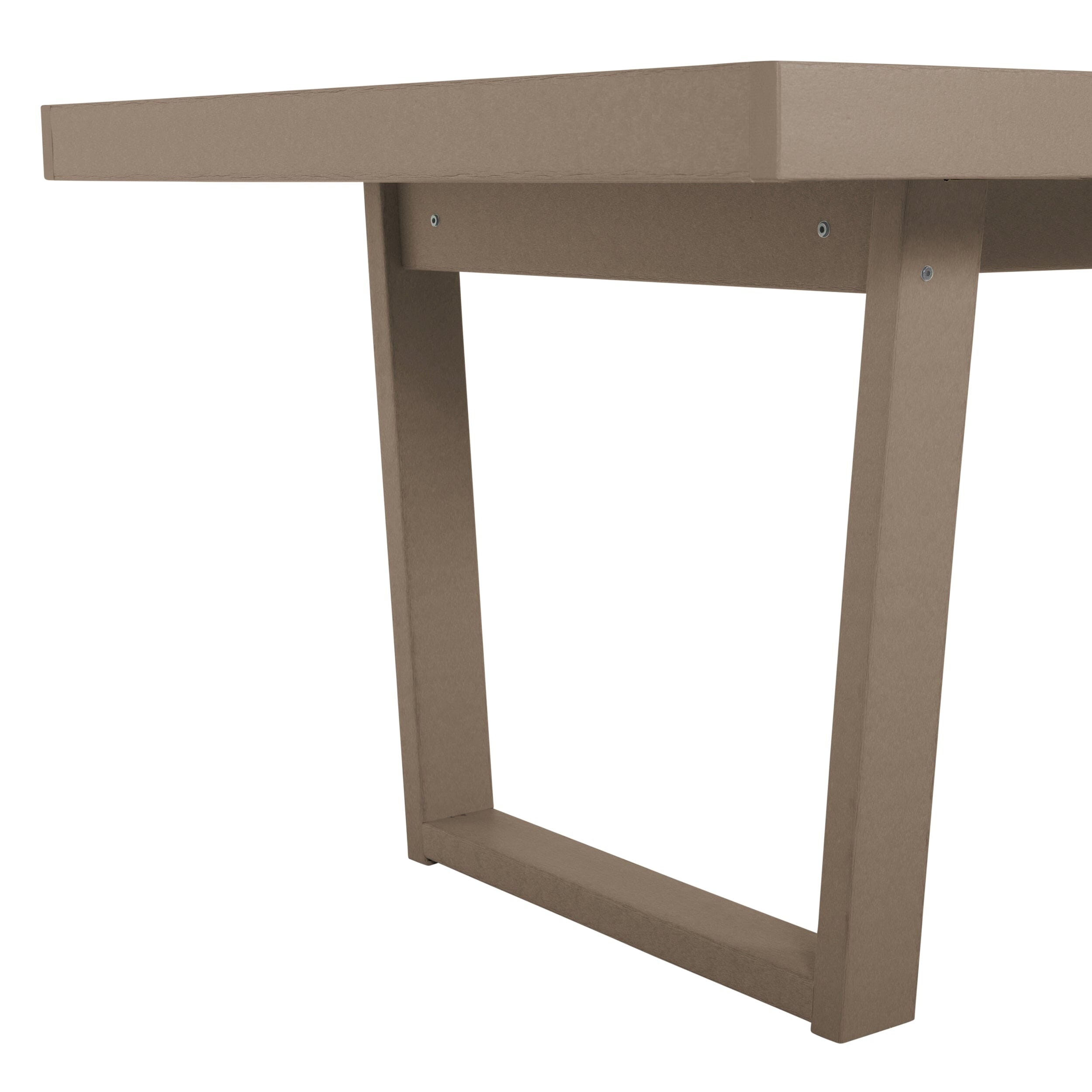 Modern Dining Table - Solid Wood Kitchen Table for 6 - Farmhouse Style Dining Room Furniture for Home & Restaurant Use