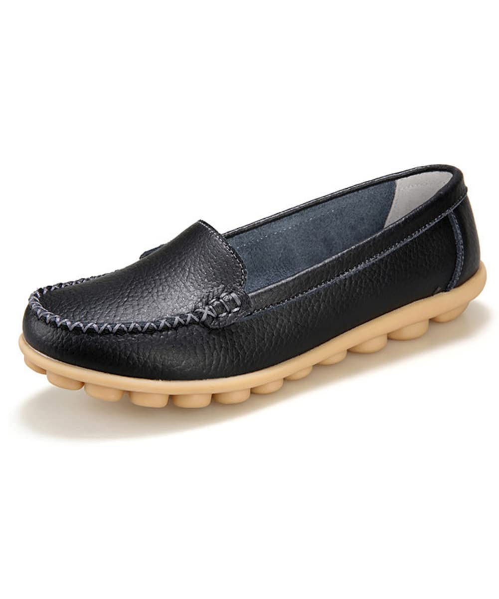 WERWAES Women's Casual Loafers - Classic Lightweight Slip-On Comfort Flats for Driving, Walking & Outdoor Activities | Perfect Boat Shoes & Moccasins for Everyday Wear