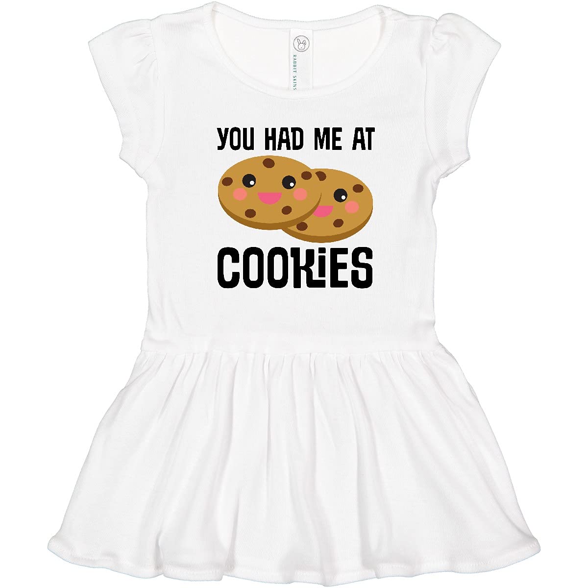 Inktastic Cookie Toddler Dress - Cute Outfit for Playdates & Parties