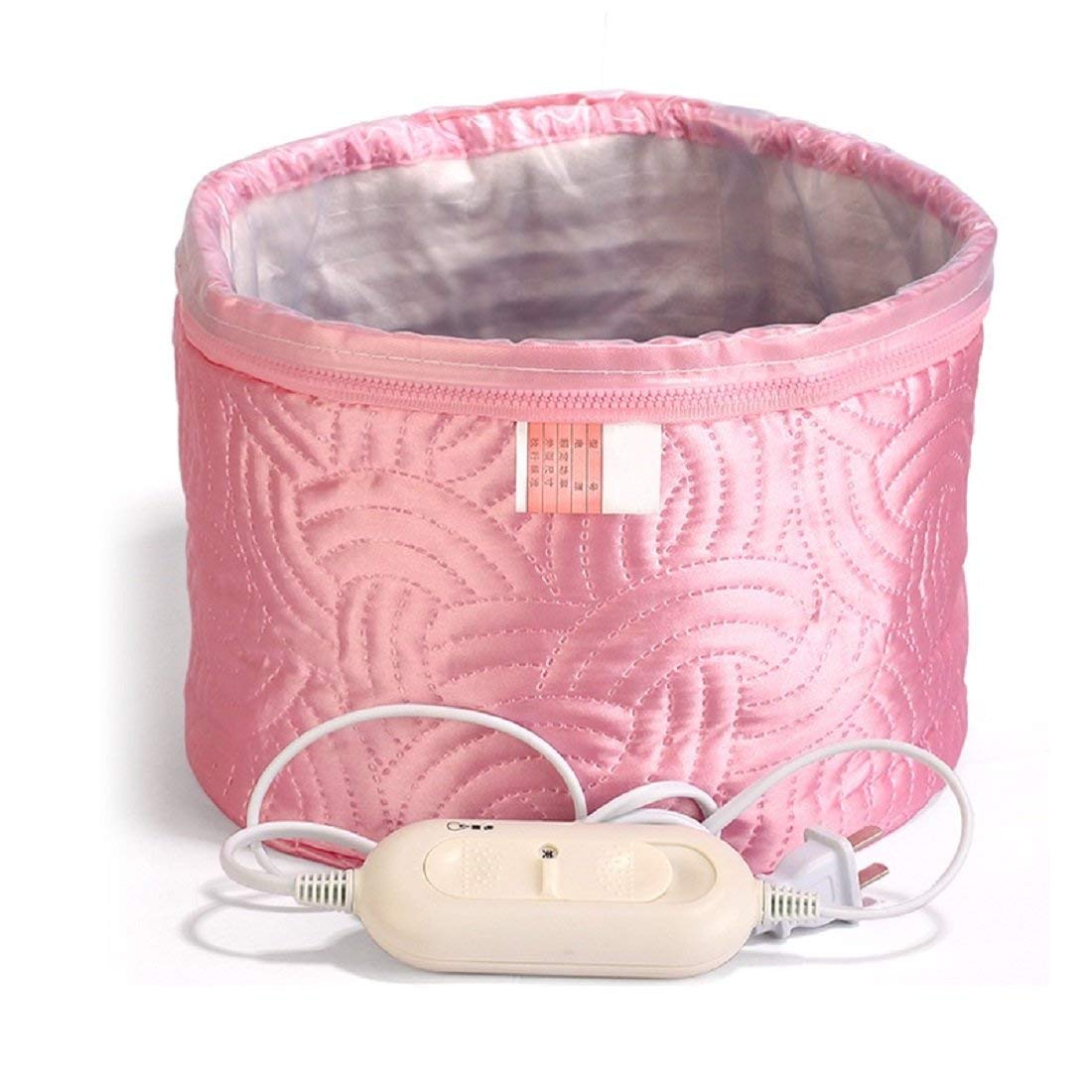 Unique Enterprise Thermal Hair Spa Cap with Beauty Steamer - Nourishing Heat Treatment for Deep Conditioning & Hair Repair (H-01K, Pink Line) | Perfect for Salon-Quality Hair Care at Home, DIY Hair Treatments & Professional Styling