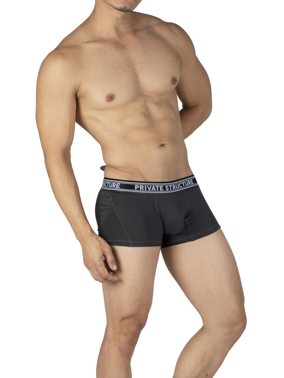 Private Structure Mid Waist Trunk - Comfortable Men's Underwear for Everyday Wear | Breathable Cotton Boxer Briefs | Perfect for Workout, Lounge & Sleep