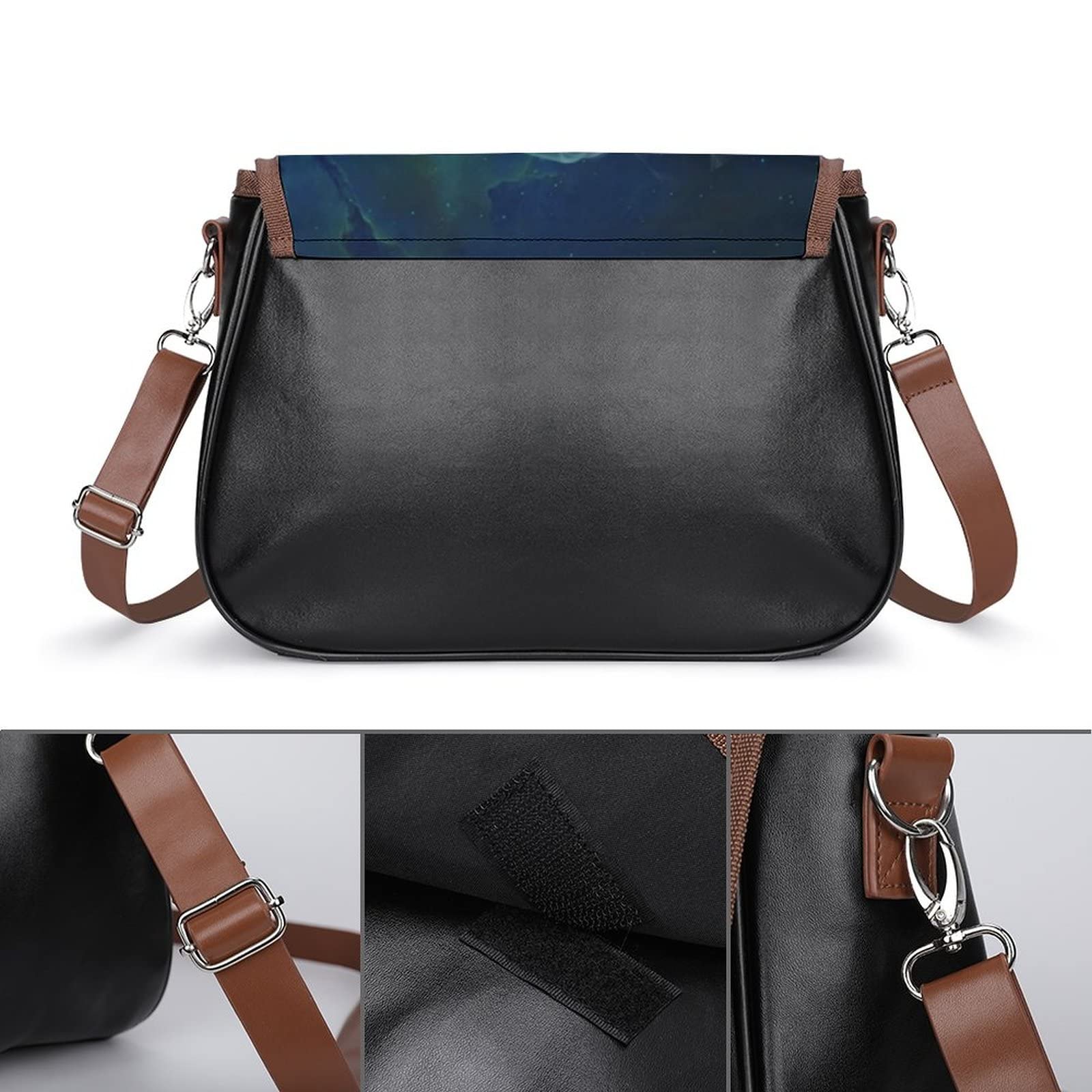 Stylish Medium Crossbody Bags for Women - Printed Shoulder Messenger Purse with Adjustable Strap, Fashion Satchel in Faith Blue | Perfect for Work, Travel & Everyday Use