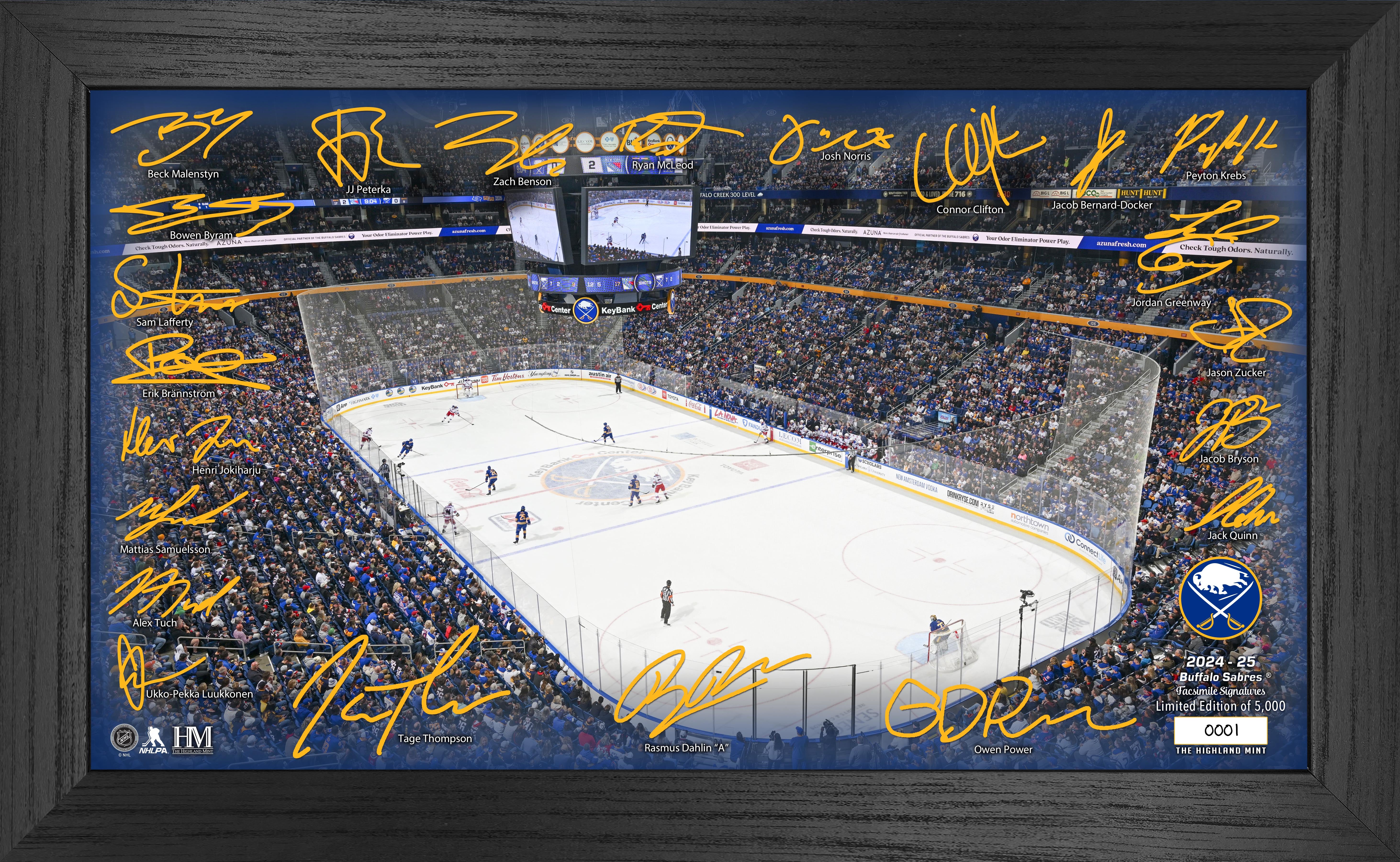 Buffalo Sabres 2024-25 Signature Rink Hockey Jersey - Official NHL Licensed Apparel for Men & Women - Perfect for Games, Fan Events and Sports Collectors