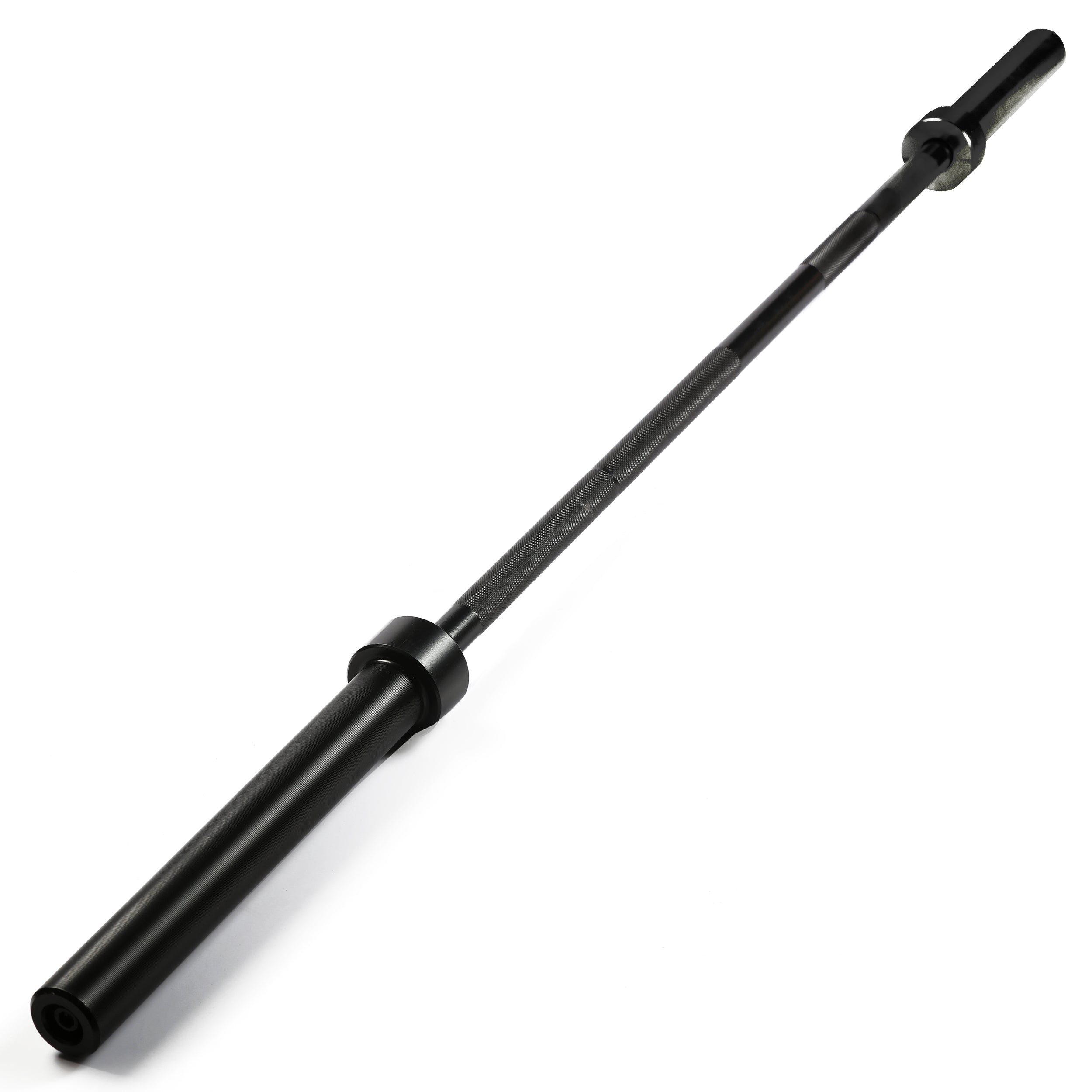 PRCTZ 7ft Olympic Barbell & 45lb Bumper Plate Set - Weightlifting Equipment for CrossFit, Home Gym & Strength Training