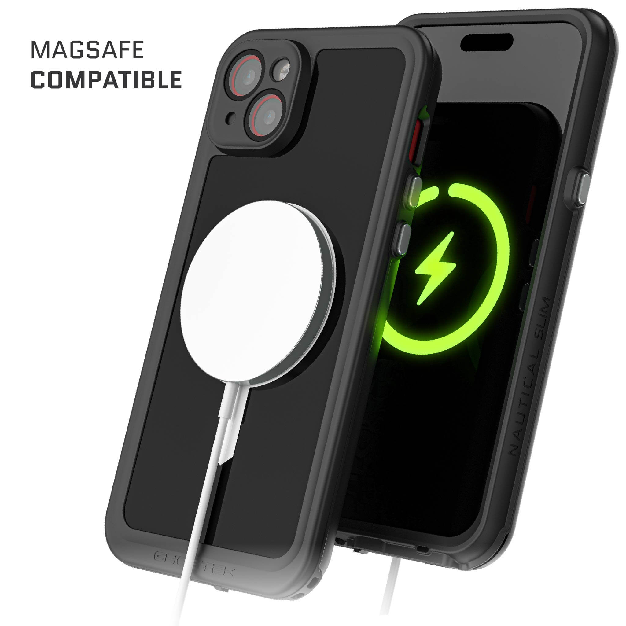 iPhone 15 Series Rugged Full Body MagSafe Protective Case - Slim Shockproof Cover for iPhone 15/15 Pro/15 Pro Max | Waterproof & Drop Protection | Perfect for Outdoor Adventures, Travel & Daily Use