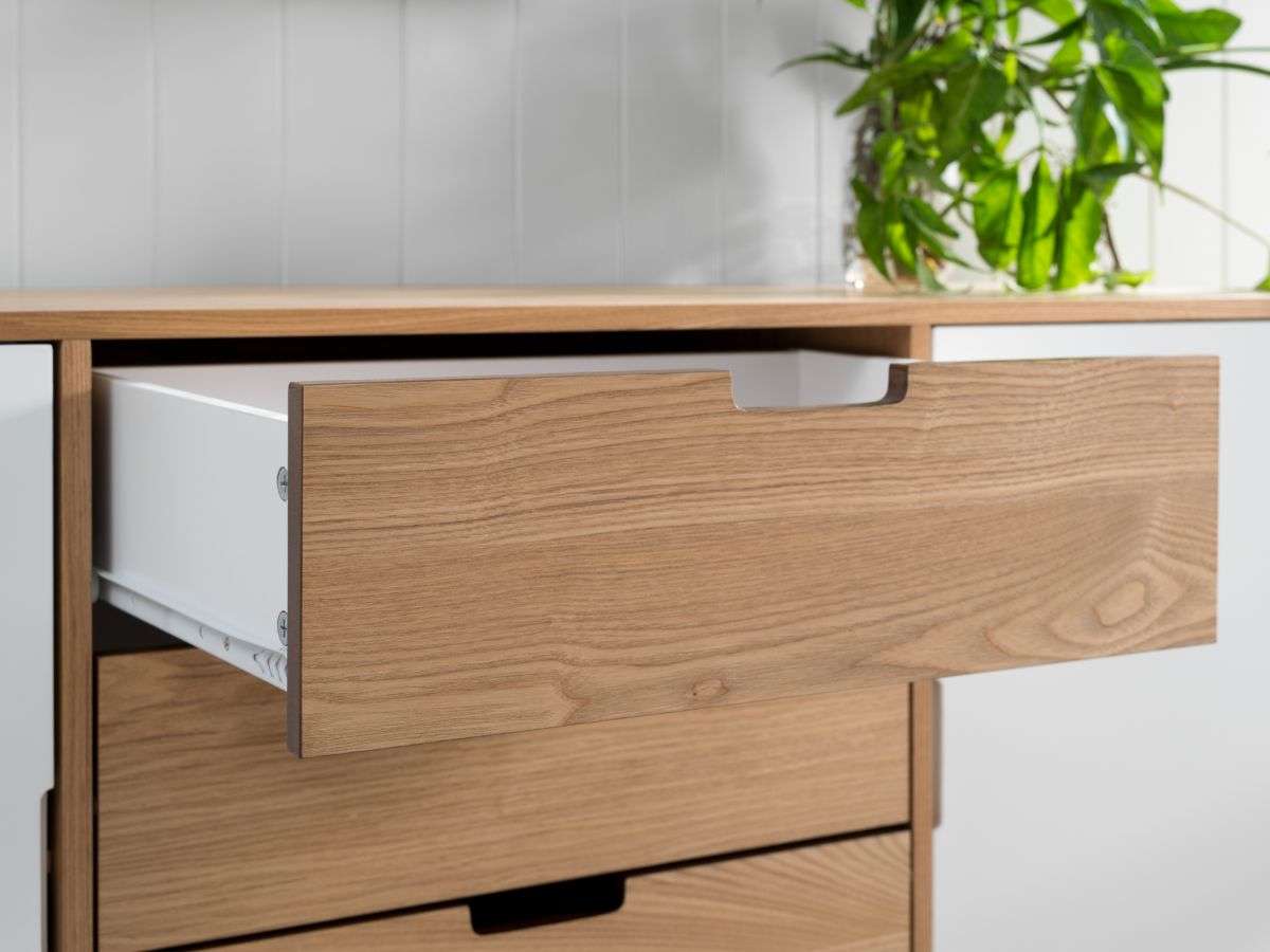 Marlow Buffet Server - Elegant Wooden Sideboard for Dining Room Storage & Display | Perfect for Entertaining, Buffet Setup & Home Decor
