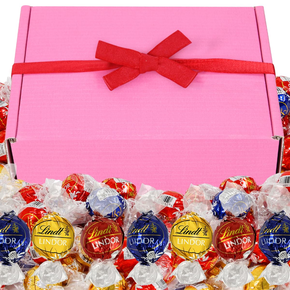 Premium Assorted Milk Chocolate Truffles Gift Box - 50PCS Individually Wrapped Dark, White & Milk Chocolate Candies with Smooth Melting Centers - Perfect for Mother's Day Gifts, Valentine's Day, Birthday Presents & Corporate Events