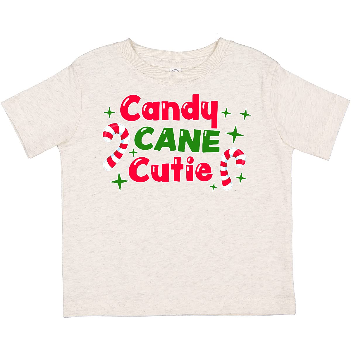 Inktastic Christmas Candy Cane Cutie Toddler T-Shirt - Festive Holiday Kids Apparel for Christmas Parties & Family Photos