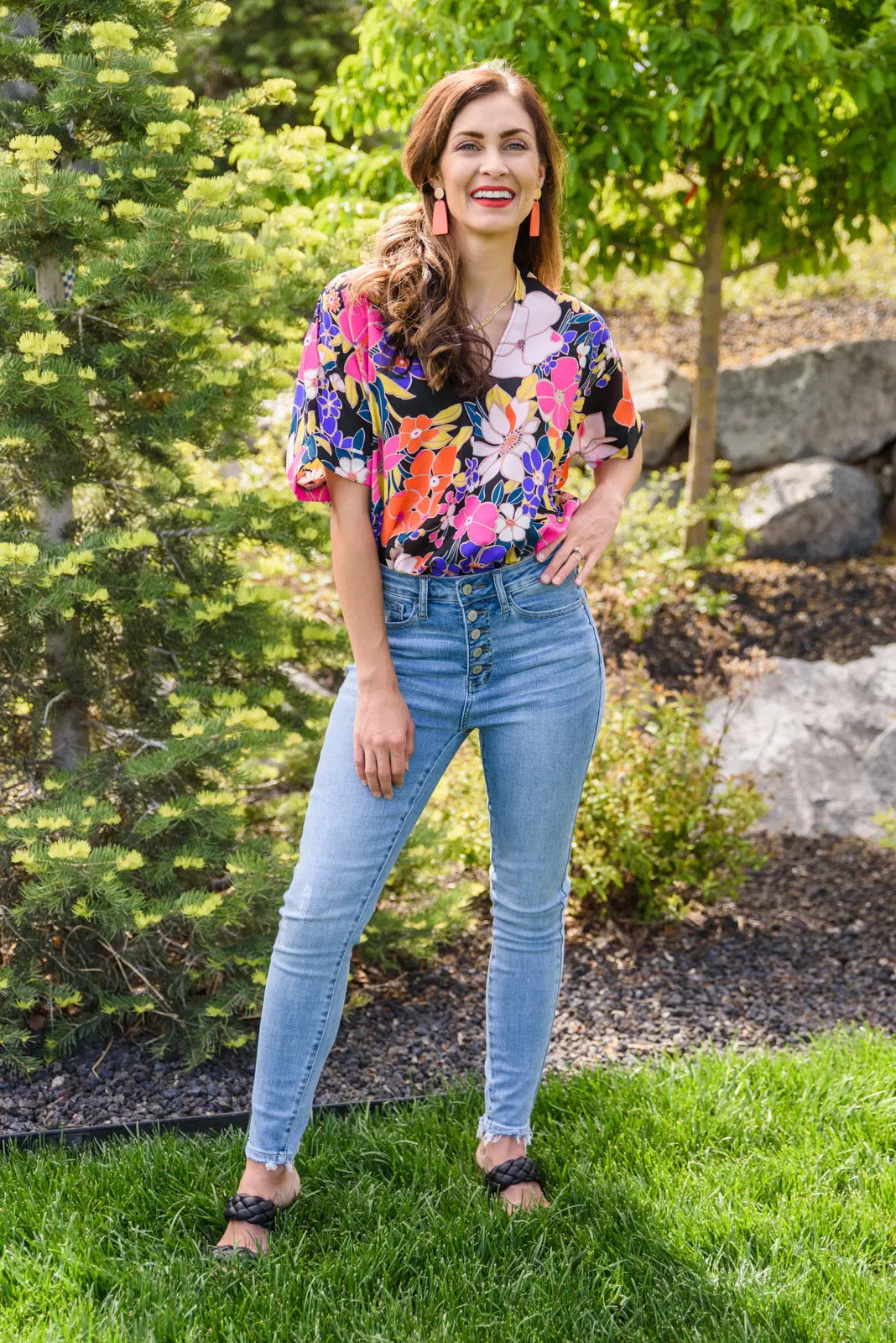 Hi Rise Button Fly Skinny Jeans for Women - High Waisted Slim Fit Denim Pants | Perfect for Casual Wear, Night Out & Street Style