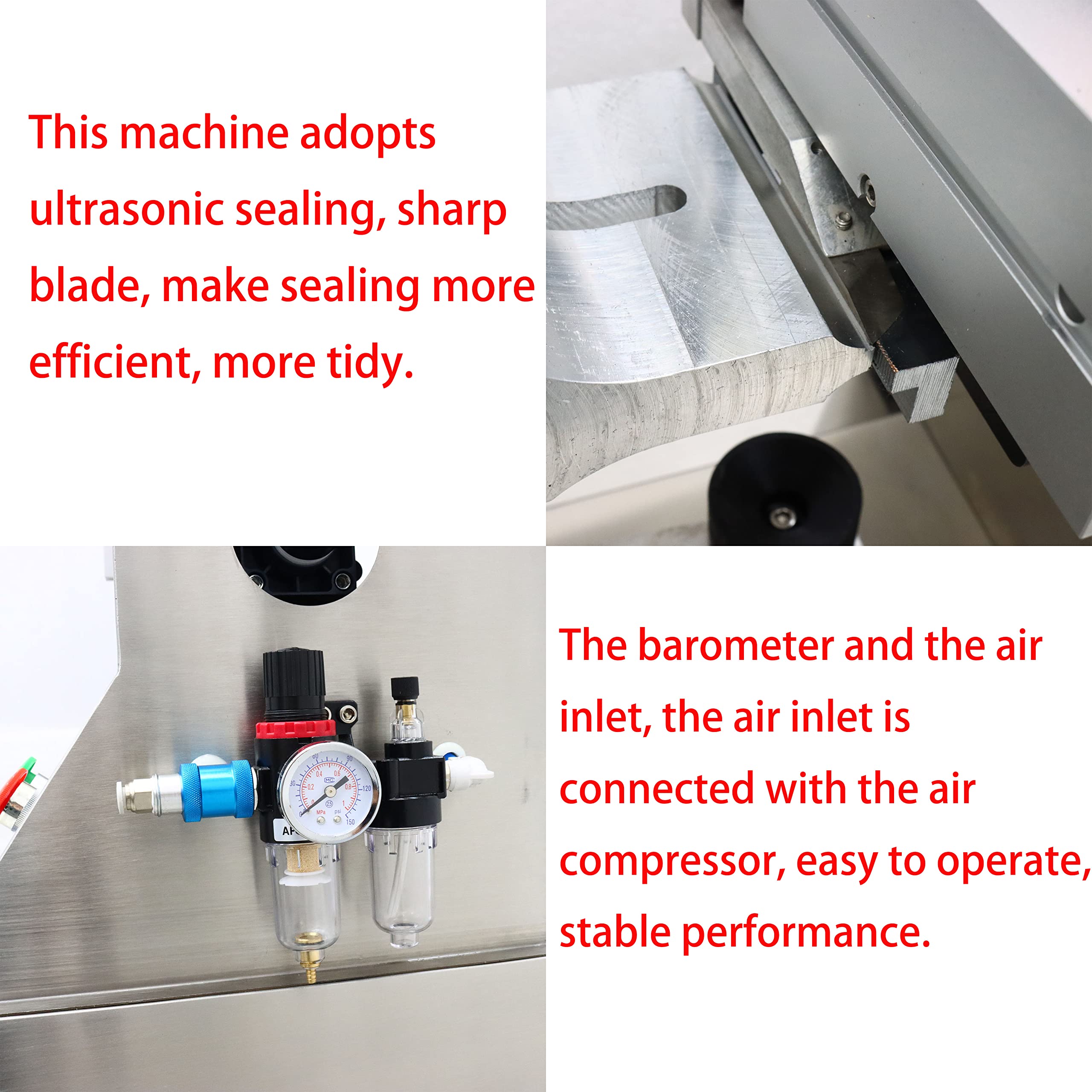 INTBUYING 220V Ultrasonic Plastic Tube Sealer Machine for Toothpaste, Hand Cream & Cosmetic Packaging | Seals Plastic Hoses & Tubes with Ultrasonic Technology | Ideal for Home, Salon & Small Business Use