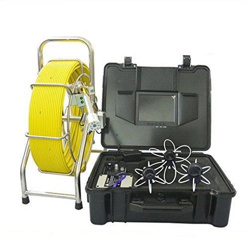 GOWE 60m Waterproof Self-Leveling Sewer Pipe Inspection Camera with 1/4