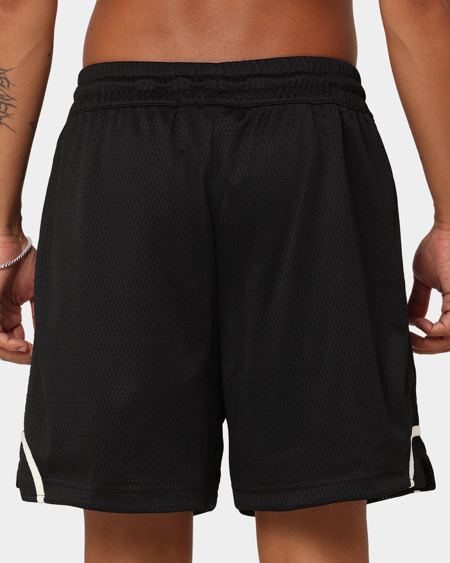 Adidas Men's Basketball Shorts - Breathable Mesh Fabric, Black/Silver - Perfect for Training, Gym, and Casual Wear