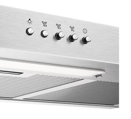 Electrolux ECF9214X 90cm Ultimate Taste 300 Fixed Extractor Hood - Powerful Kitchen Ventilation for Smoke & Odor Removal - Perfect for Home Cooking & Grilling