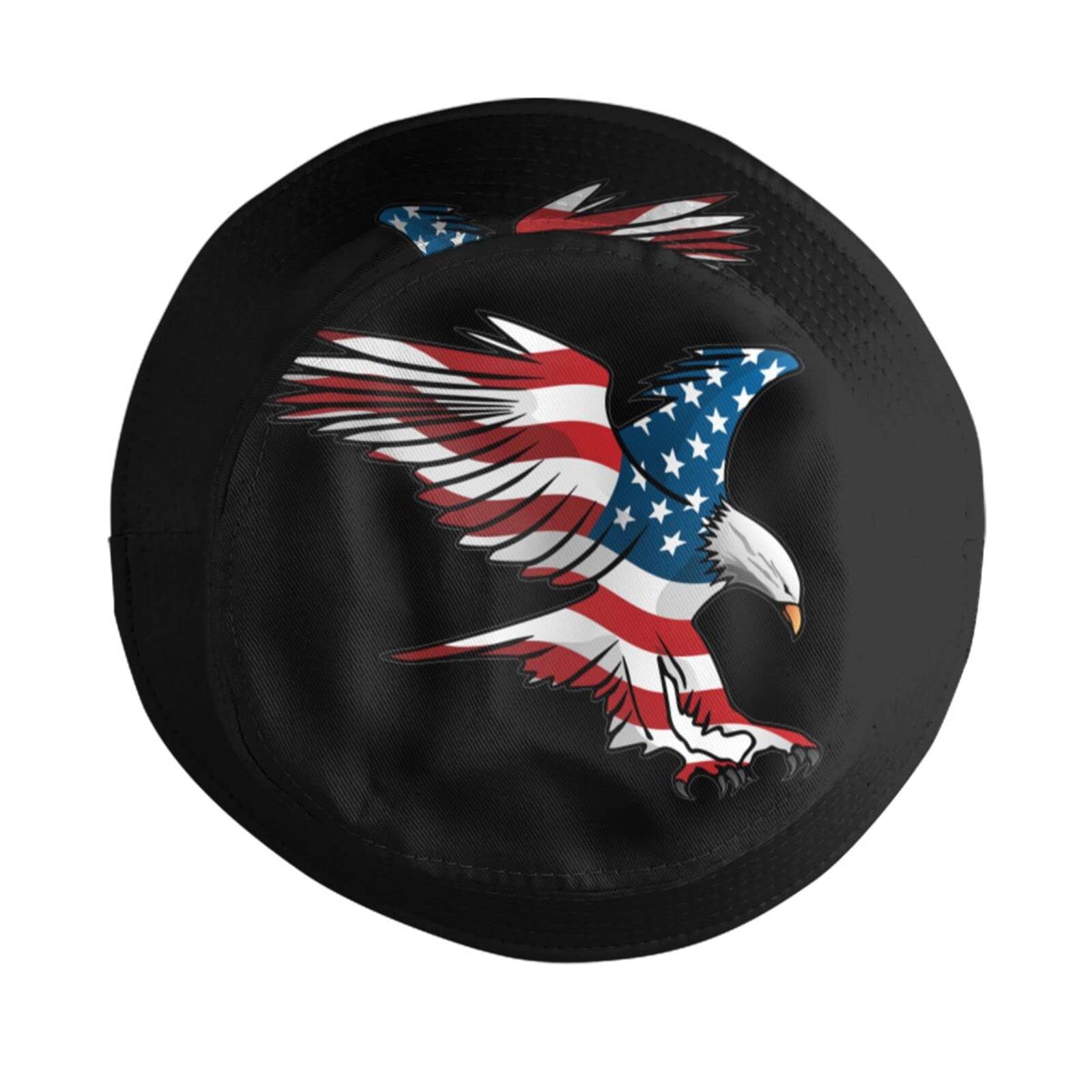 American Flag Bucket Hat - Patriotic Wide Brim Sun Hat for Men & Women | UV Protection Summer Beach Hat for Outdoor Activities, Travel, Festivals and 4th of July Celebrations