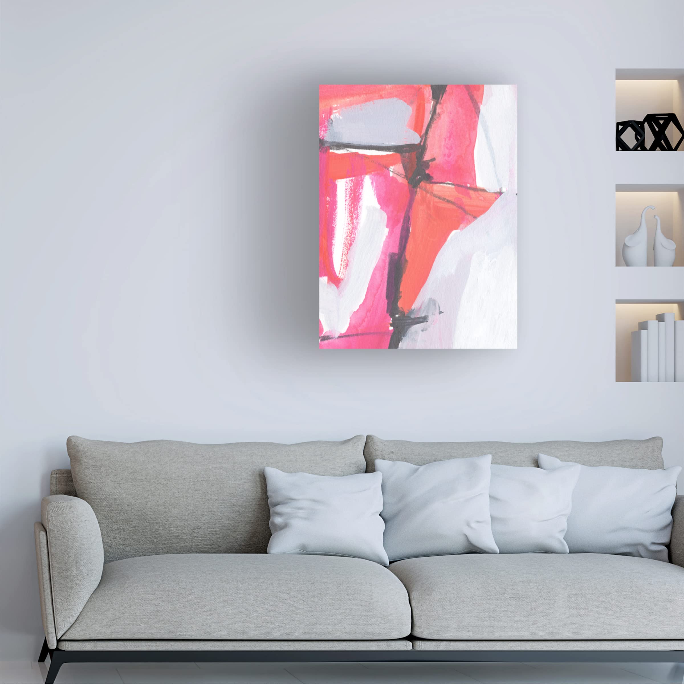 Annie Warren 'Night Style III' Canvas Wall Art Print - Modern Home Decor for Living Room, Bedroom & Office | Trademark Fine Art Collection