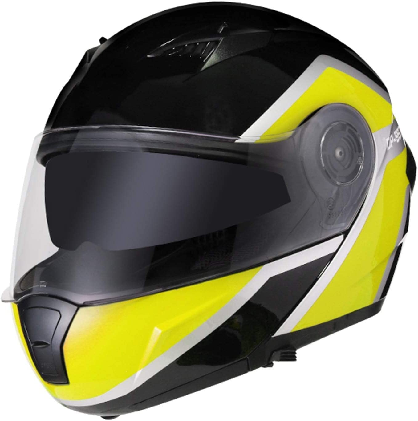 Full Face Motorcycle Helmet with Anti-Fog Dual Visors - DOT/ECE Approved Modular Pilot Helmet for Street Bike, Cruiser & Motocross - Comfortable & Safe for Men & Women (Sizes M-XL) - Perfect for Commuting, Touring & Off-Road Adventures