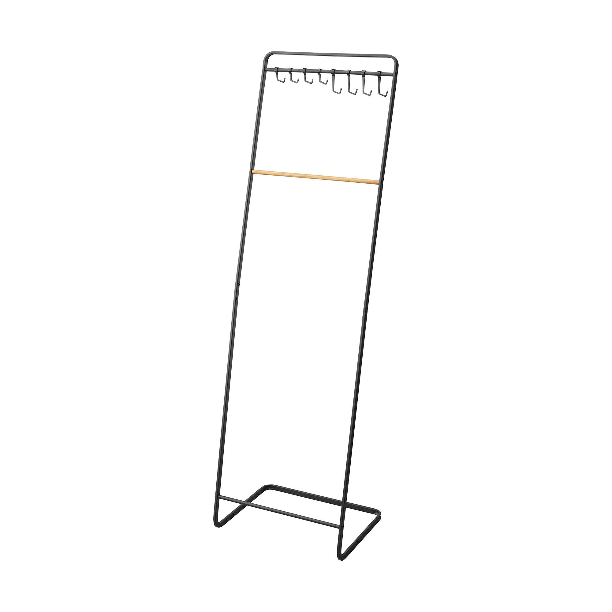 Sturdy 66-Inch Coat Rack with Hat Storage - Steel & Wood Wall Mounted Entryway Organizer for Hats, Jackets & Accessories | Perfect for Hallway, Bedroom or Mudroom Organization