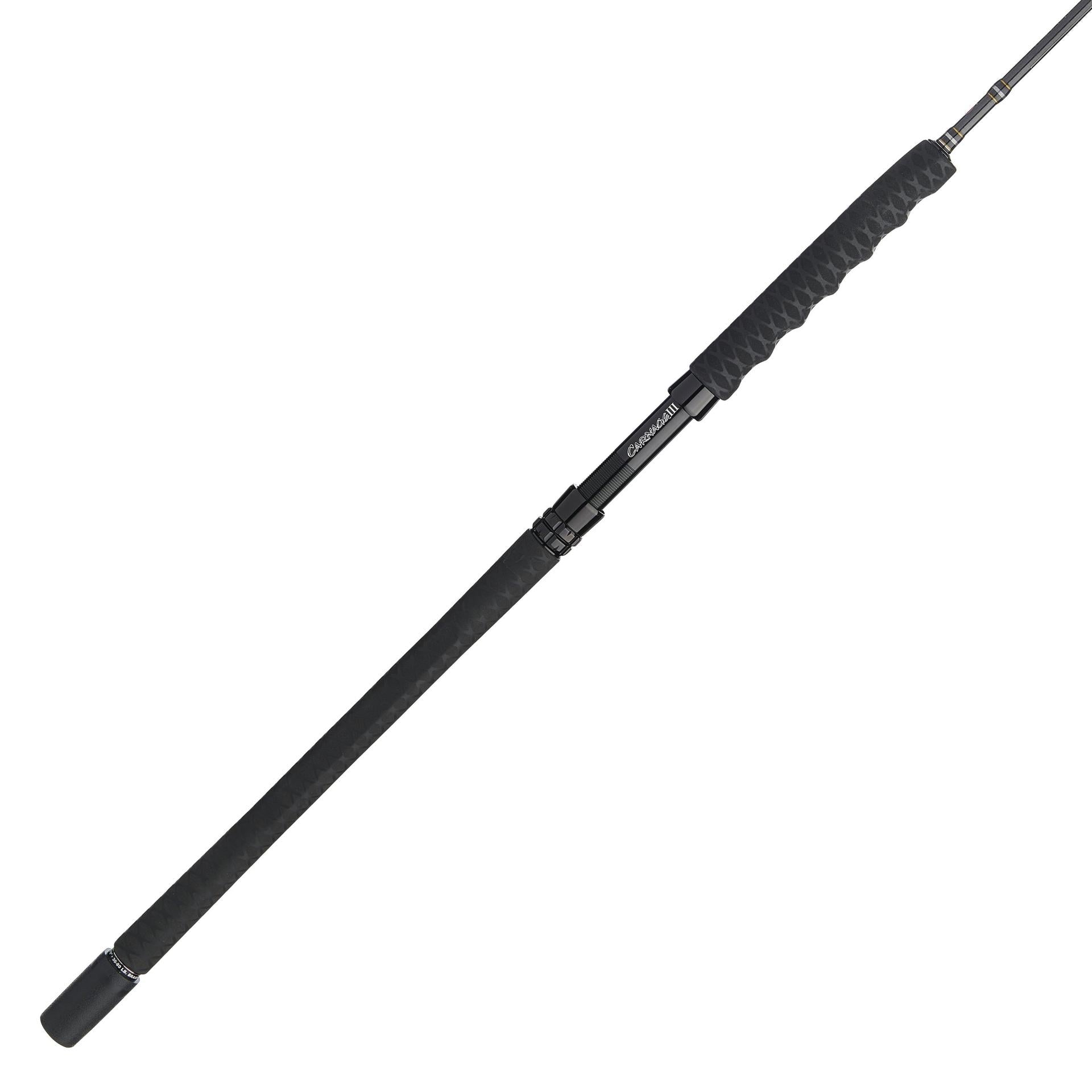 Carnage® III Spinning Jigging Rod - Saltwater & Freshwater Fishing Rod for Bass, Trout & Walleye | Perfect for Casting, Jigging & Trolling in Lakes, Rivers & Offshore