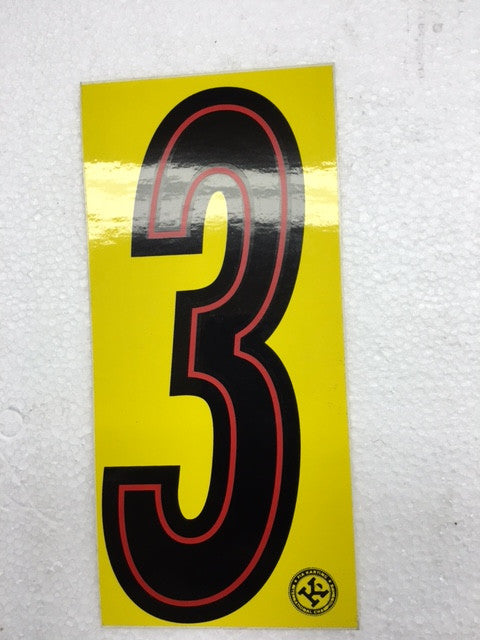 Number Stickers with Red Outline - Self-Adhesive Number Decals for Organizing, Labeling & DIY Crafts - Perfect for School, Office, Storage & Scrapbooking