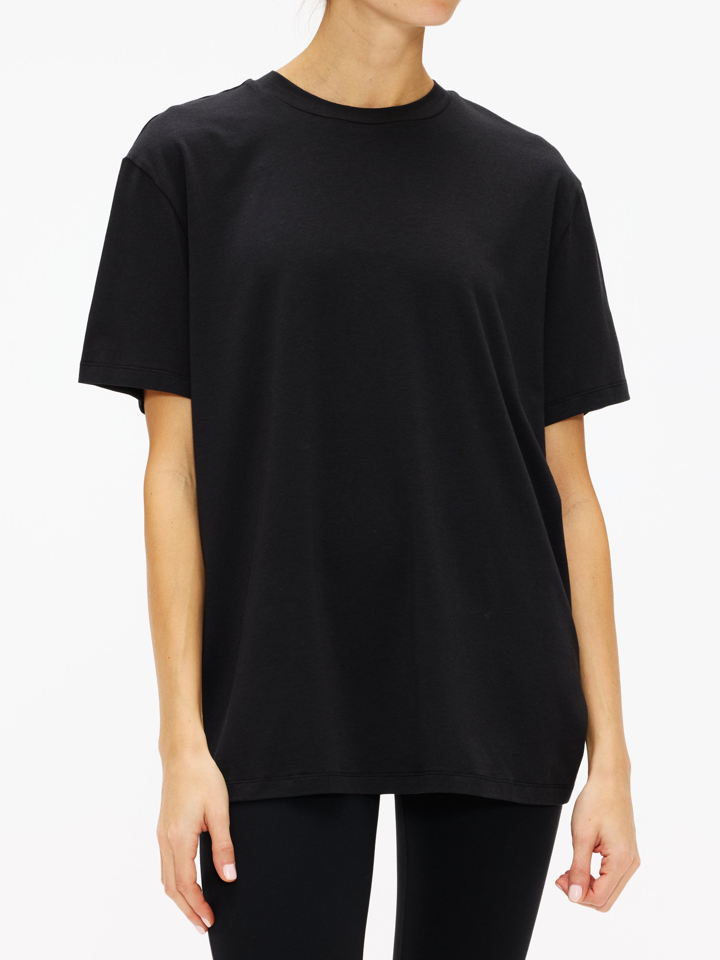Varley Leighton Boyfriend Tee - Women's Oversized Cotton T-Shirt for Casual Wear & Loungewear | Perfect for Everyday Outfits, Weekend Errands & Relaxing at Home