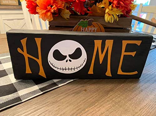 Halloween Jack Pumpkin Sign - Fall Home Decor for Holidays