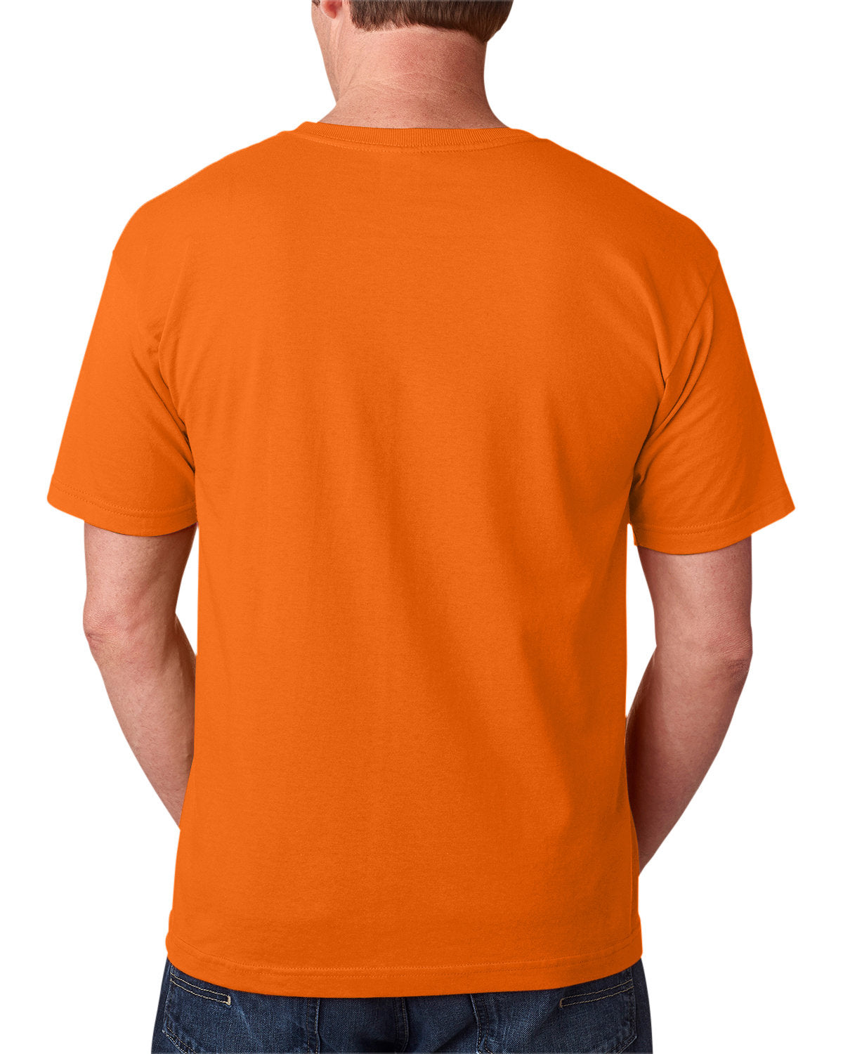 Bayside BA5040 Men's 100% Cotton T-Shirt - Soft Comfortable Crew Neck Tee for Casual Wear, Gym & Everyday Use - 5.4 oz. Lightweight Breathable Fabric