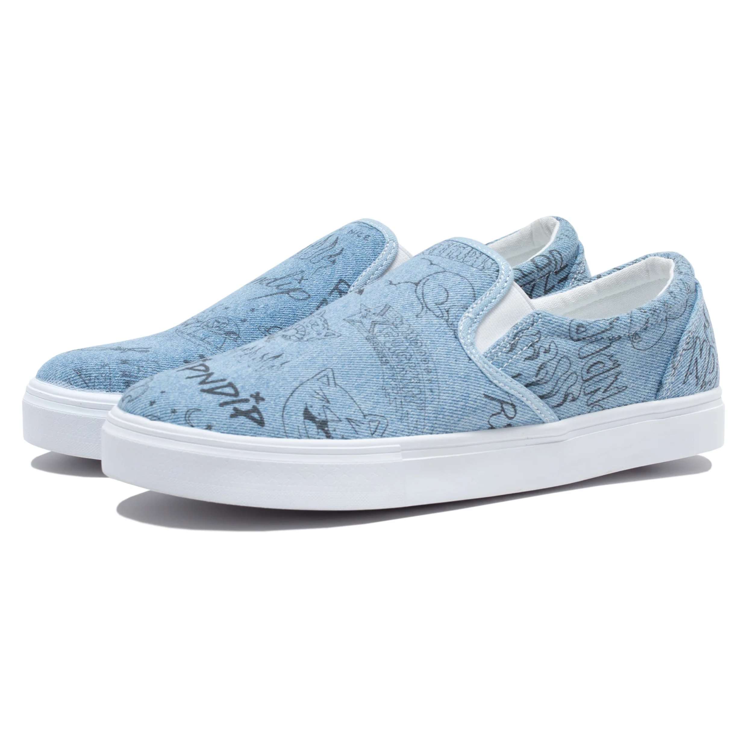 Rip N Dip Marker Slip-On Shoes for Men & Women - Comfortable Casual Sneakers for Walking, Skateboarding & Streetwear Fashion