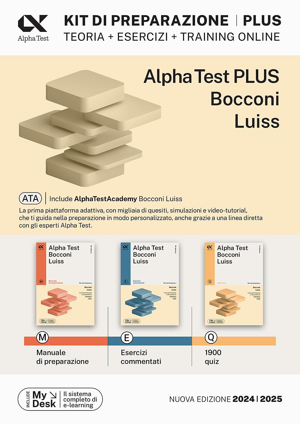 Alpha Test Plus Bocconi and Luiss - Complete Preparation Kit for University Entrance Exams | Study Guide for Competitive Tests and Academic Success