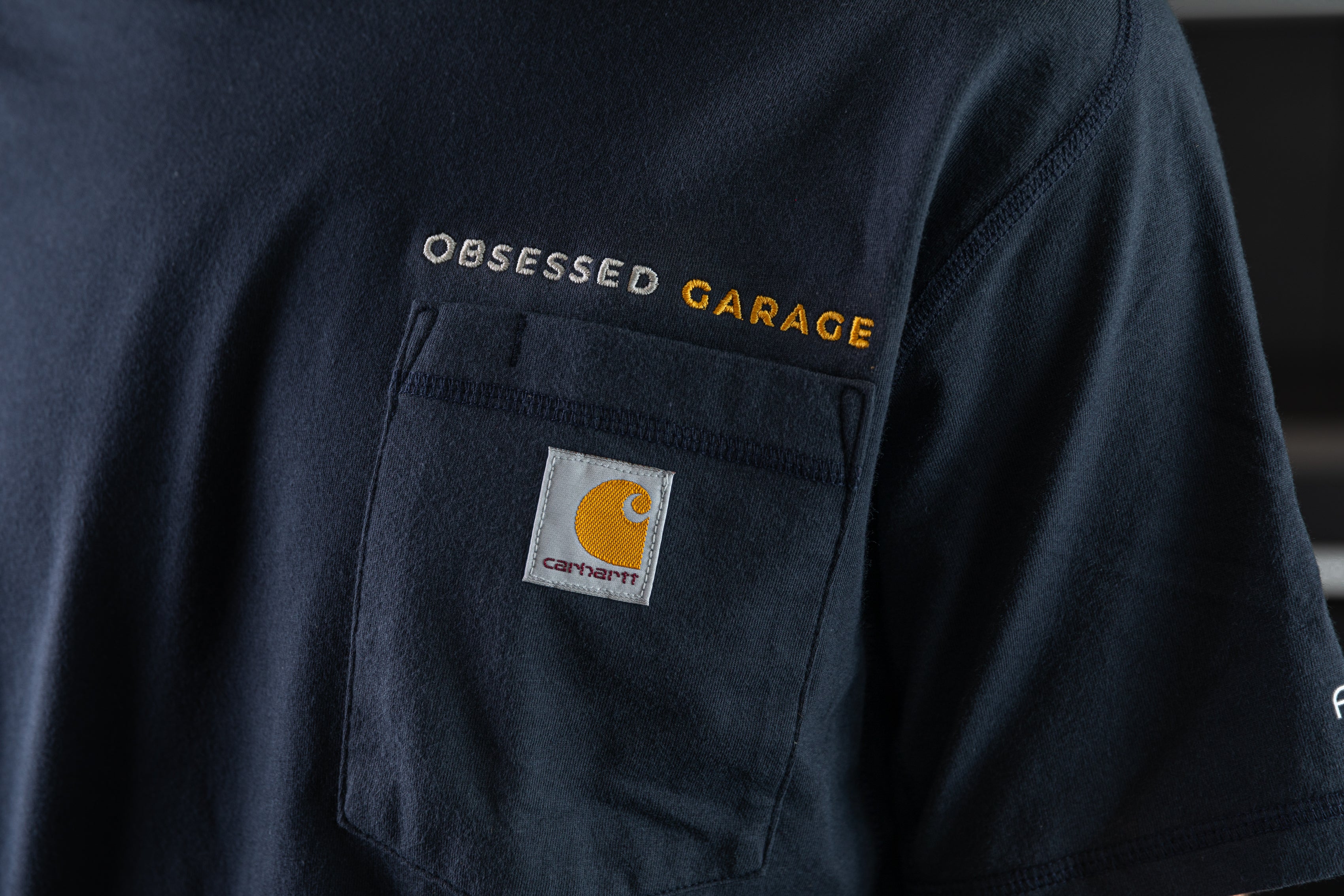 Obsessed Garage Carhartt Shirt - Premium Workwear for Car Enthusiasts | Perfect for Garage Work, Car Shows & Outdoor Activities