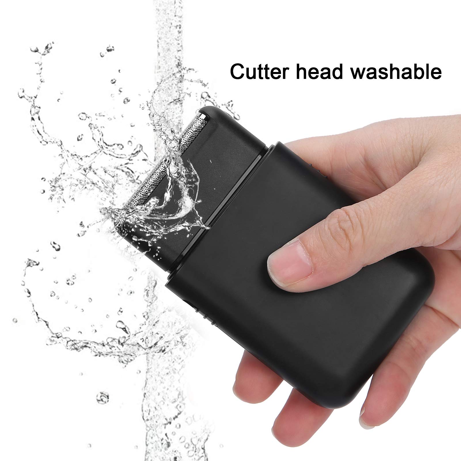 Electric Bald Shaver for Men - USB Rechargeable Cordless Head Shaver, Portable Travel Beard Trimmer - Perfect for Home, Gym & Business Trips