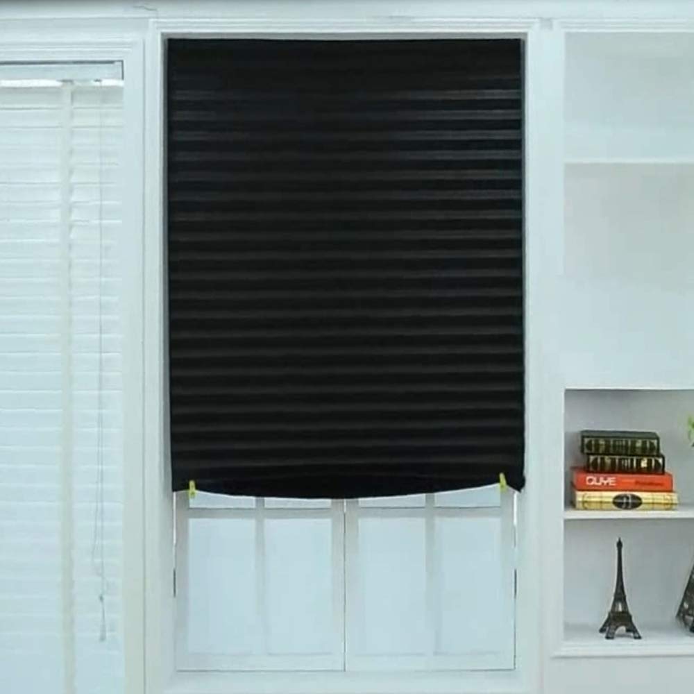 Decdeal Cordless Blackout Pleated Window Shades - 35