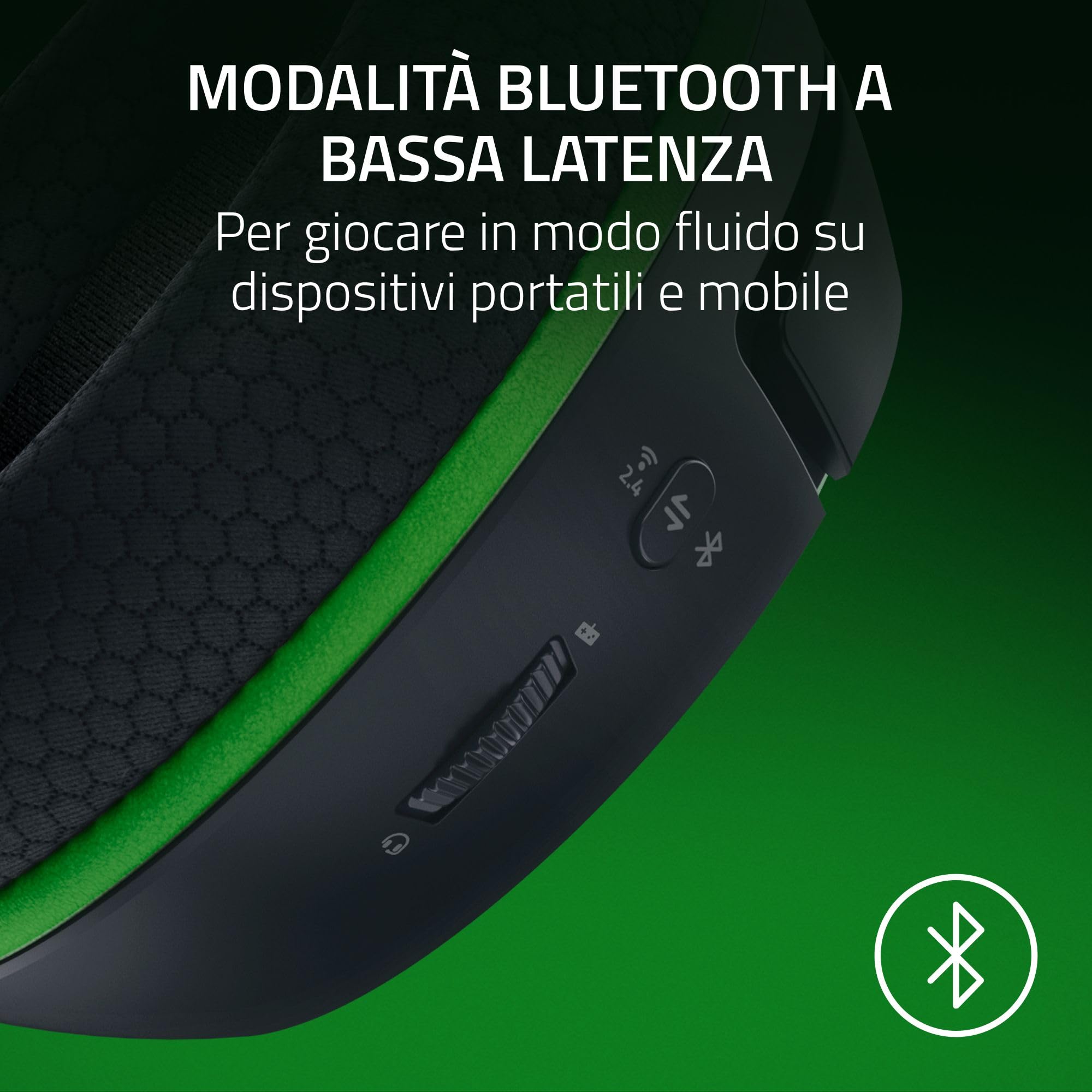 Razer Kaira HyperSpeed Wireless Gaming Headset for Xbox - Multi-Platform 50mm TriForce Drivers, HyperClear Cardioid Mic (Black) - Perfect for Xbox Series X|S, PC & Mobile Gaming