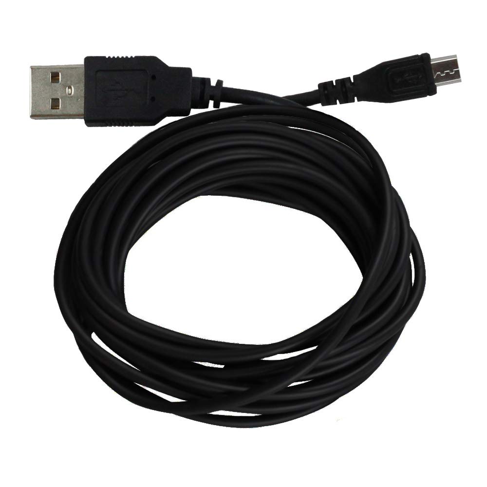 Premium Micro USB Charger Cable for Amazon Kindle 1/2/3/DX & Fire HD/HDX 7.0/8.9 - 10ft Fast Charging & Data Sync Cord (Black) - Perfect for Home, Office & Travel Charging