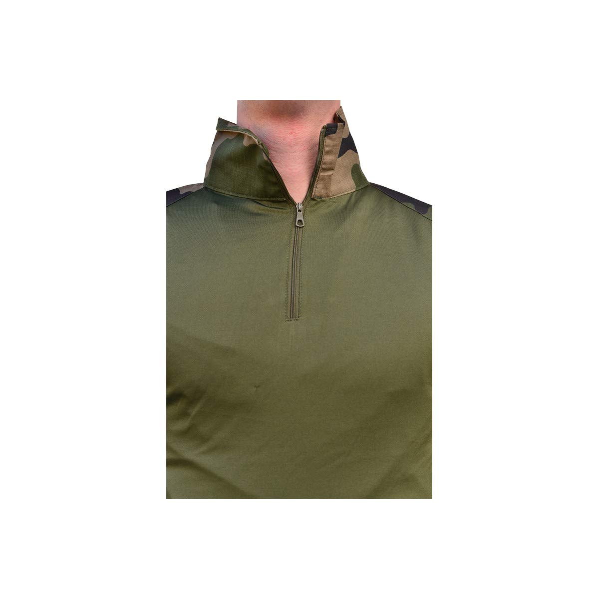Mil-Tec Military Combat Shirt - CCE Camouflage Tactical Shirt for Outdoor, Airsoft & Hunting | Durable & Breathable Army Uniform