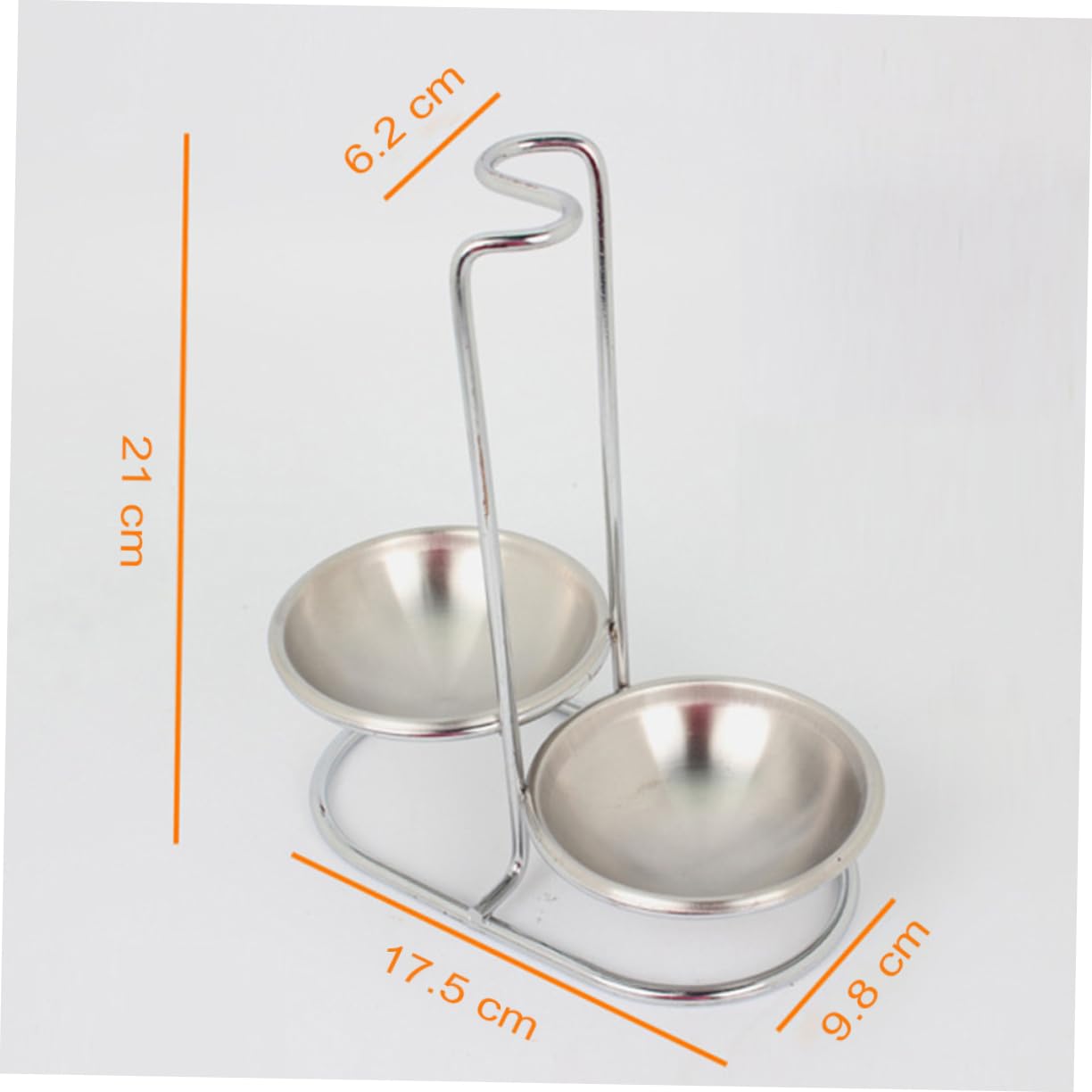 Premium Stainless Steel Spoon Rest & Ladle Holder - Vertical Long Handle Kitchen Tool for Soup, Cooking & Serving - Perfect for Stovetop, Countertop & Dining Table Use