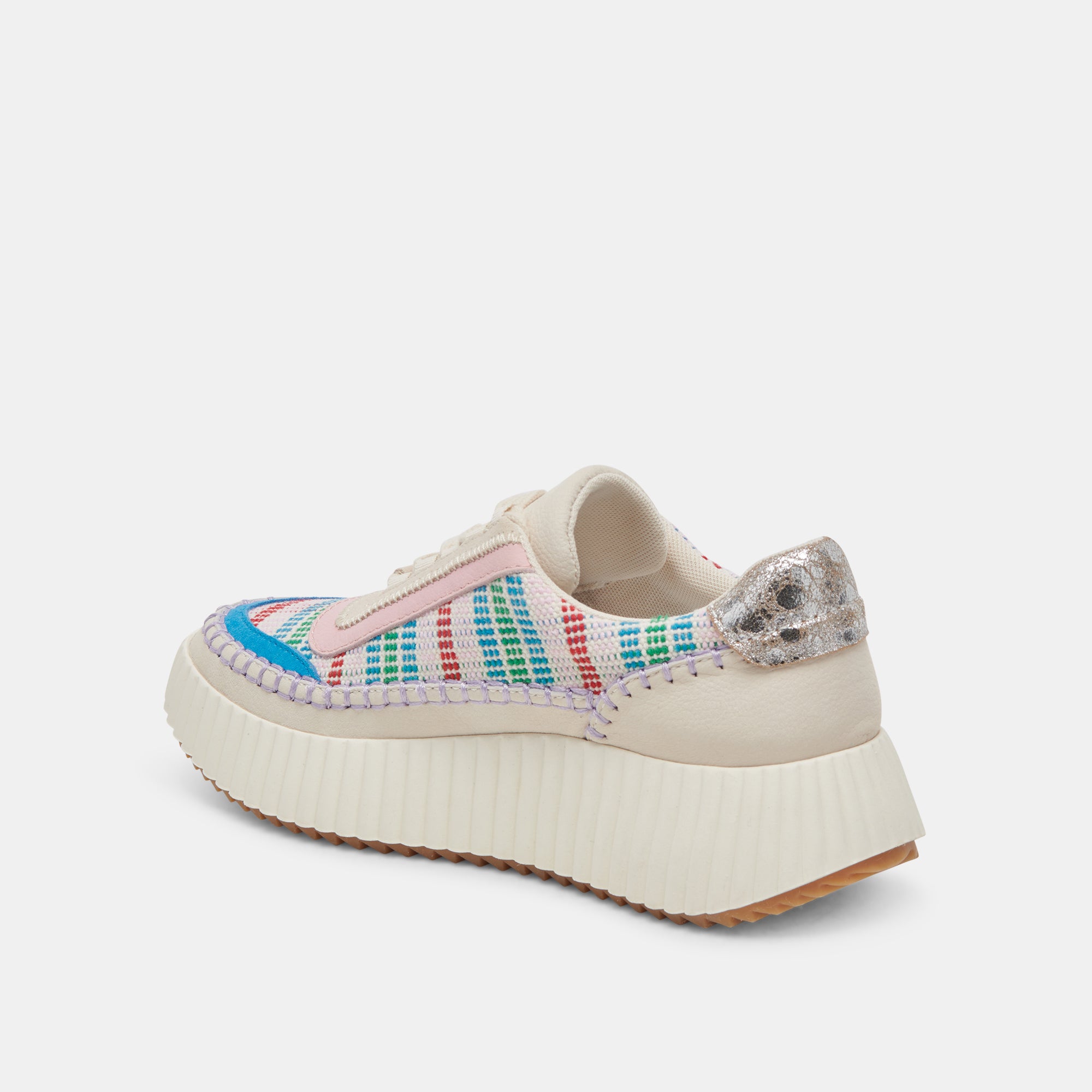 DOLEN Confetti Woven Sneakers - Women's Casual Fashion Shoes for Walking, Running & Everyday Wear | Comfortable Lightweight Breathable Design for Work, Travel & Outdoor Activities