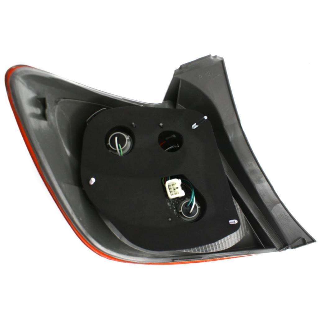 2009-2014 Toyota Matrix Pair Rear Tail Lights - Driver & Passenger Side Replacement (TO2800182 TO2801182, 81560-02450 81550-02450) - Perfect for Night Driving & Enhanced Vehicle Safety