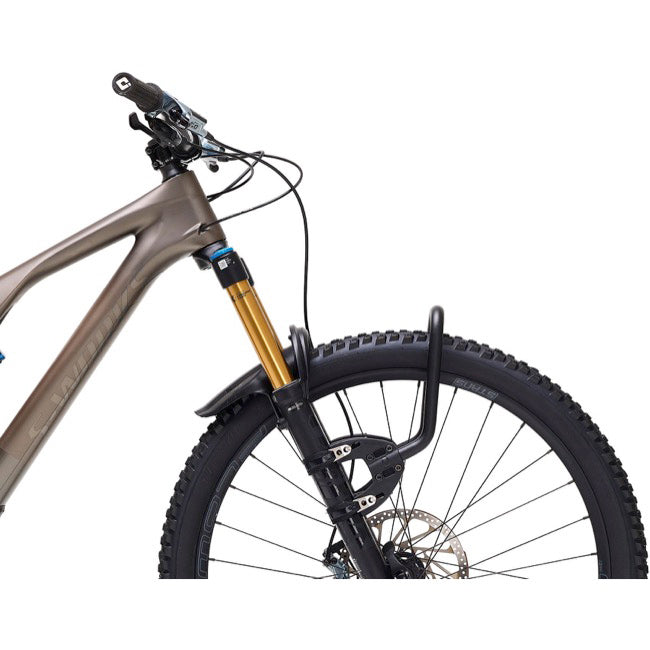 Aeroe Spider Front Rack - Heavy Duty Bicycle Cargo Rack for Mountain & Gravel Bikes | Perfect for Commuting, Camping & Adventure Cycling | Black