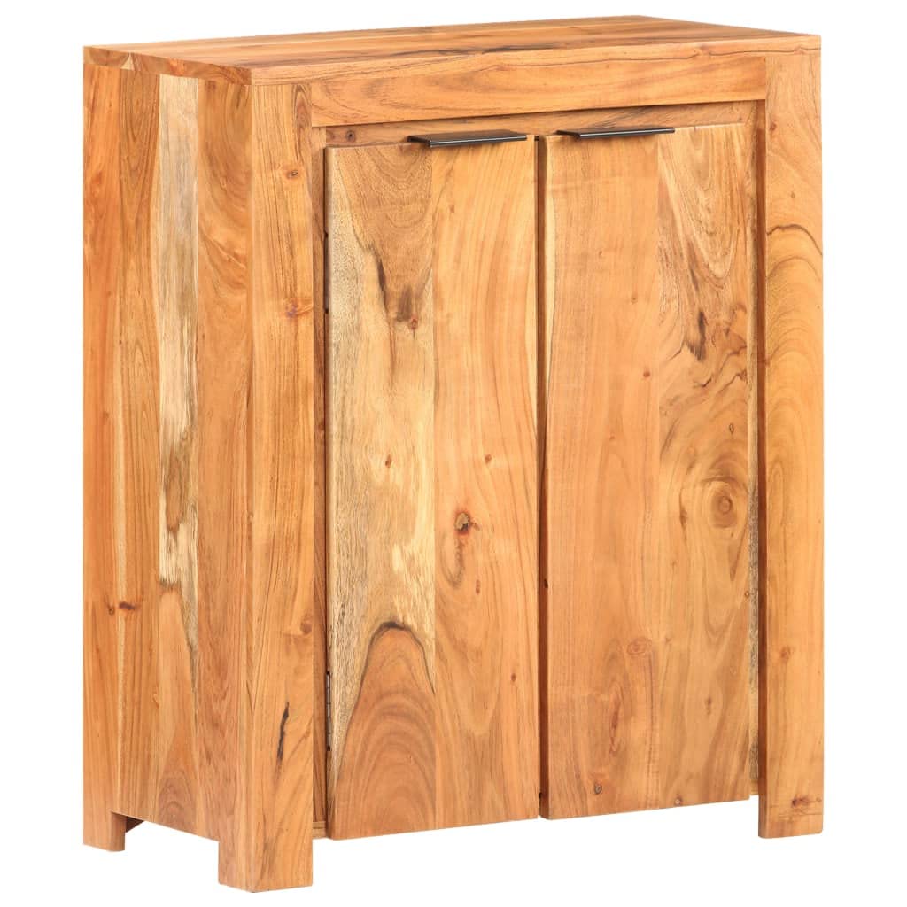 vidaXL Solid Acacia Wood Sideboard Buffet Cabinet with Storage - Perfect for Kitchen, Dining Room & Home Organization