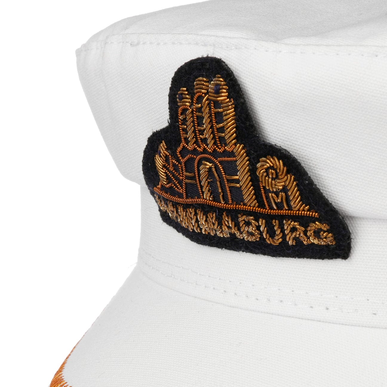 Premium Captain's Hat by Hammaburg - Nautical Costume Accessory for Halloween, Cosplay & Theme Parties