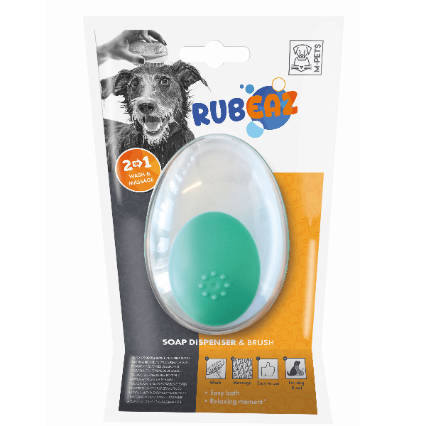 Automatic Pet Soap Dispenser with Brush - Hands-Free Dog & Cat Grooming Kit for Bathing, Washing, and Cleaning at Home or Grooming Salon