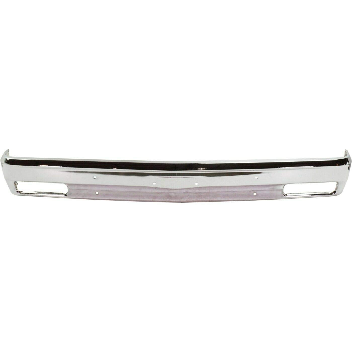 Chrome Front Bumper Replacement for GM Vehicles - Compatible with Part Numbers 13412880 & 14033726 - Perfect for Truck and SUV Customization & Off-Road Protection