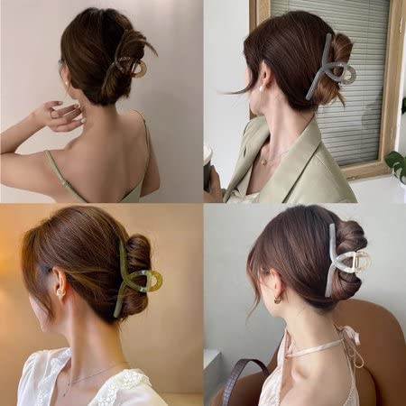 4Pcs Large Butterfly Hair Clips for Women & Girls - 5