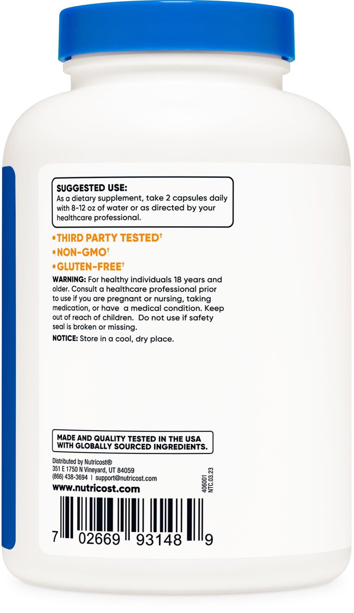 Nutricost Fenugreek Seed 1350mg Supplement - 240 Capsules (3 Bottles) - Gluten Free, Non-GMO Herbal Support - Promotes Digestive Health & Lactation for Nursing Mothers