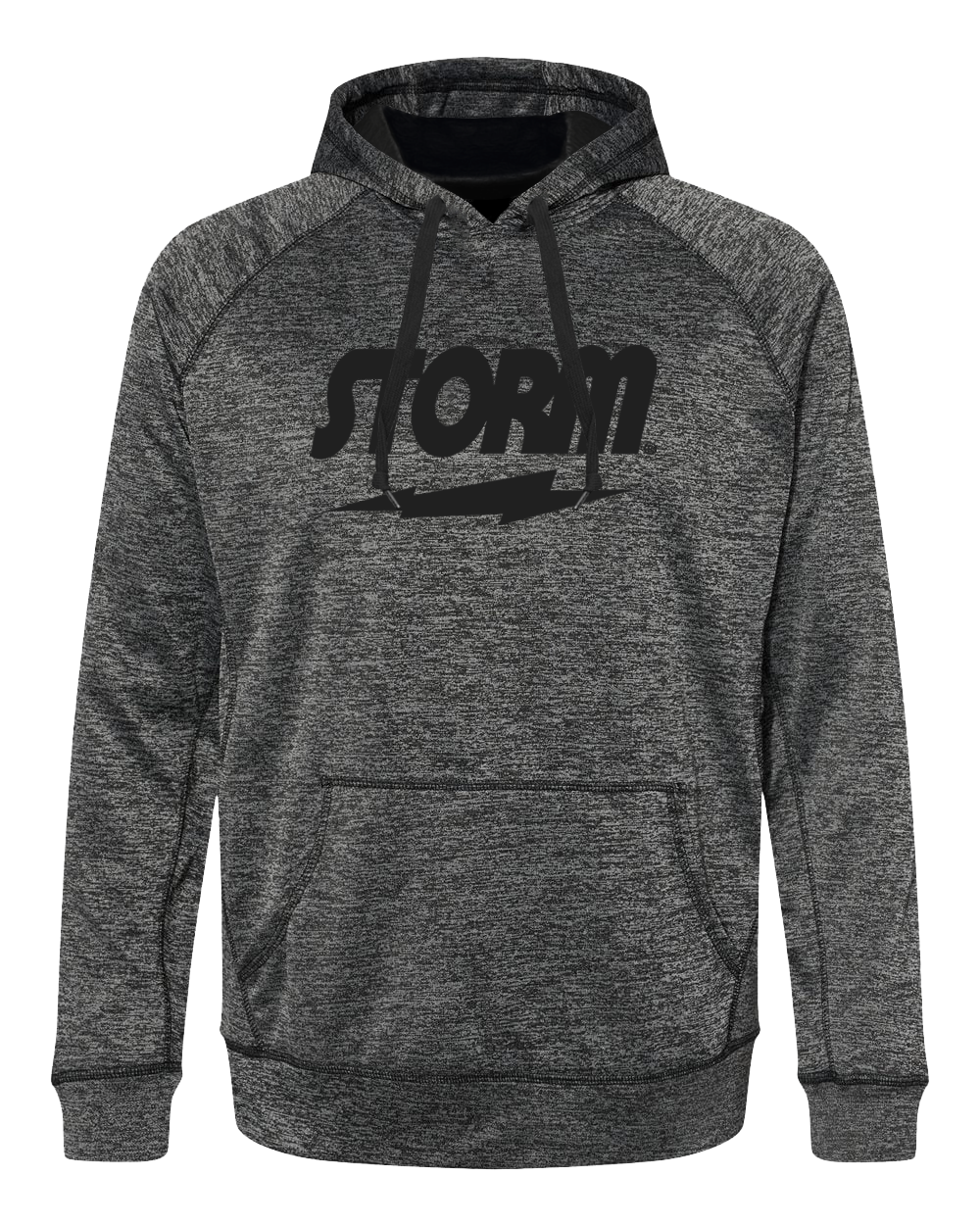 Storm Classic Black Performance Hoodie - Lightweight, Moisture-Wicking & Breathable for Men - Perfect for Running, Gym Workouts & Outdoor Activities