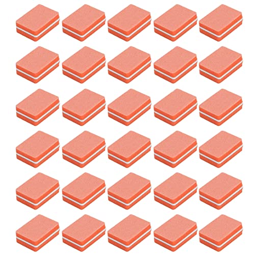 Professional Nail Buffer Block - 4-in-1 Nail File, Edge Polisher & Shiner for Home & Salon Manicure/Pedicure | Perfect for Nail Artists & DIY Nail Care (Orange) - Ideal for At-Home Grooming, Professional Salons & Travel Beauty Kits